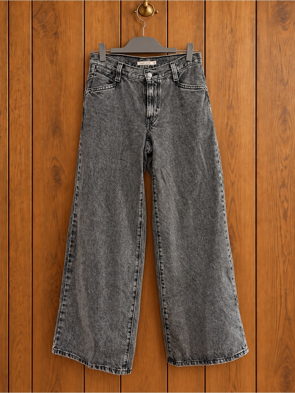 Levi’s ’94 Baggy Wide Leg Jeans washed black 26 long - Picture 2 of 8